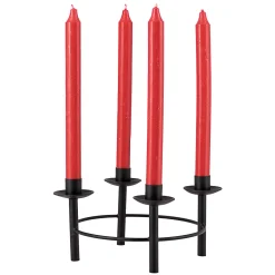 Online Adventsstake Gloria Sort Lysestaker|Julelys Og Lysestaker