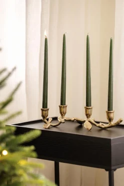 Hot Adventstake Gullblad Lysestaker|Julelys Og Lysestaker