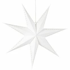 Sale Adventstjerne 75 cm hvit Julestjerner