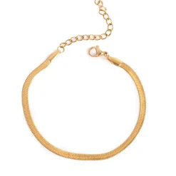 New Armbånd, snake chain, Gull Armbånd