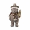 Online Bjørn med tre 7,5 cm grå Julepynt