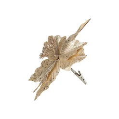 Sale Blomst på klype gull Julepynt|Julekuler