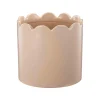 Outlet Blomsterpotte Scallop 13,5cm, beige Blomsterpotter Og Pidestaller