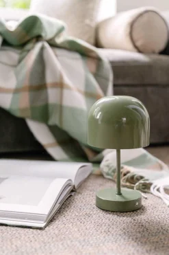 Discount Bordlampe Napoli oppladbar 24 cm grønn Lamper