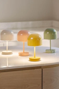 Discount Bordlampe Napoli oppladbar 24 cm grønn Lamper