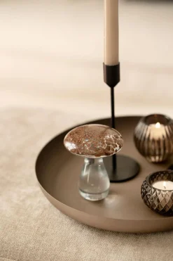 Clearance Dekorfigur Sopp i glass 10,5 cm Pynt