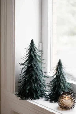 New Dekortre Fjær 25cm Julepynt