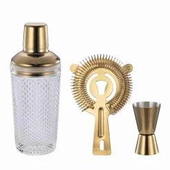 Clearance Drinkmikser sett Golden Servering|Kjøkkenredskaper