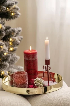 Outlet Duftlys Cranberry spice 15cm Kubbelys|Duftlys