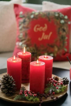 Outlet Duftlys Cranberry spice 15cm Kubbelys|Duftlys