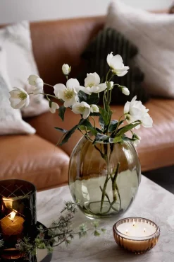 Discount Duftlys julekule Amber & Tonka Duftlys|Julelys Og Lysestaker