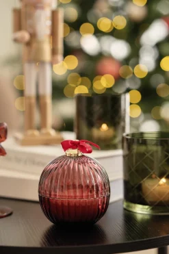 Outlet Duftlys julekule Christmas Wreath Duftlys|Julelys Og Lysestaker