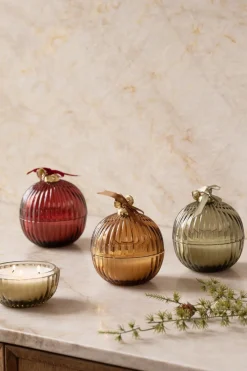 Outlet Duftlys julekule Christmas Wreath Duftlys|Julelys Og Lysestaker