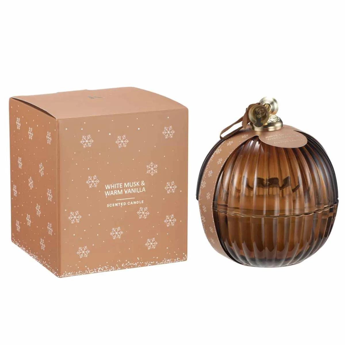 Sale Duftlys julekule White Musk & Warm Vanilla Duftlys|Julelys Og Lysestaker