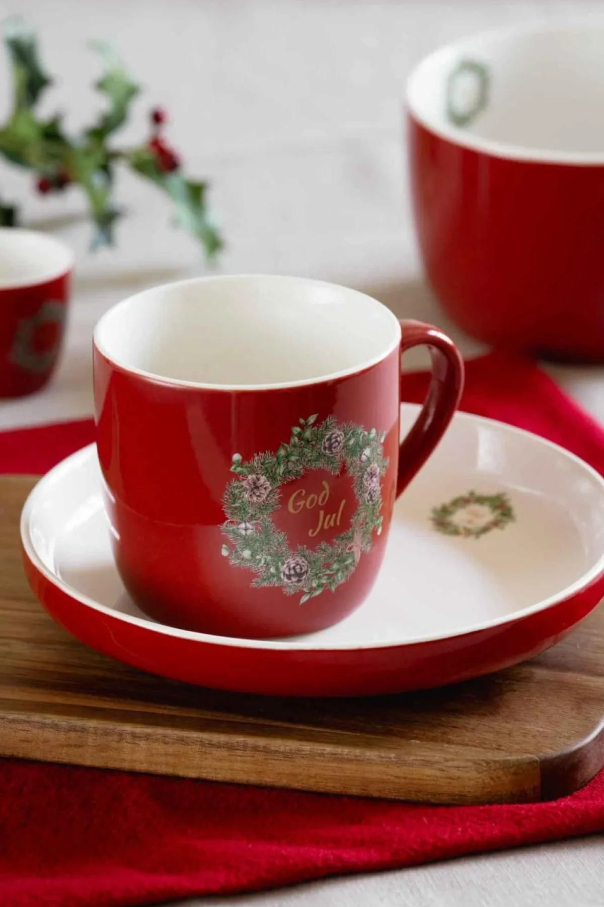 Sale Eggeglass 4pk, Krans Servering|Juleservering