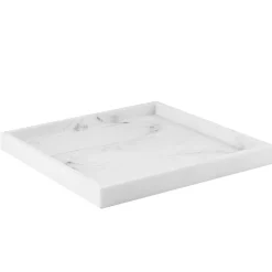 Discount Fat marmor hvit 25x25cm Baderomsartikler