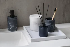 Discount Fat marmor hvit 25x25cm Baderomsartikler