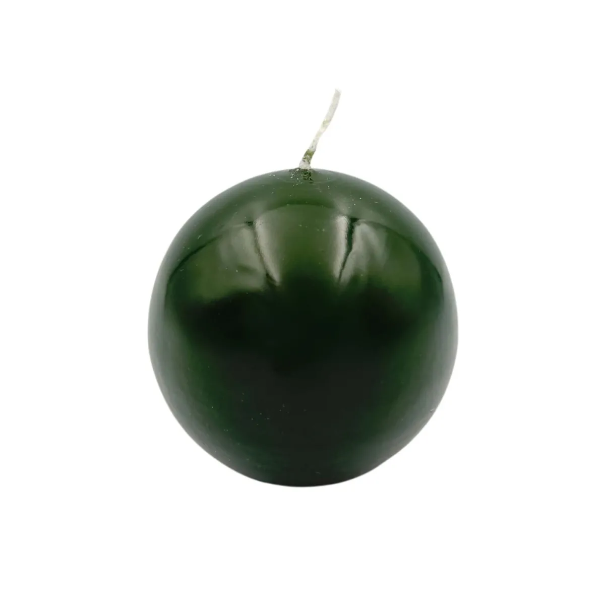 Outlet Festlys lakk kule mørk grønn Kubbelys|Julelys Og Lysestaker