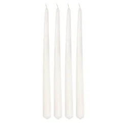 Sale Festlys lakk 4pk hvit Kronelys