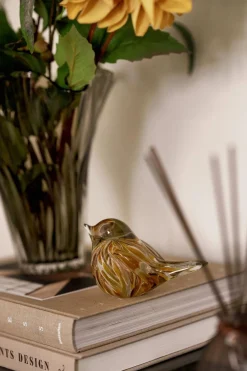 Hot Figur Fugl 8,5 cm gul Pynt