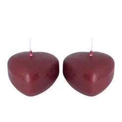 Clearance Flytelys Hjerte 2 pk Telys|Julelys Og Lysestaker