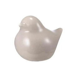 Clearance Fugl Lily 7 cm beige Pynt