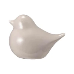 Clearance Fugl Lily 7 cm beige Pynt