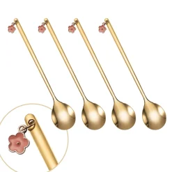 Gavepakke 4 skjeer blomst Bestikk|Gavetips