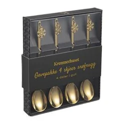 Best Gavepakke 4 skjeer snøfnugg Bestikk|Juleservering