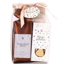 Hot Gavepakke Spesial kaffe & hjertesjokolade gull Mat Og Drikke|Gavetips