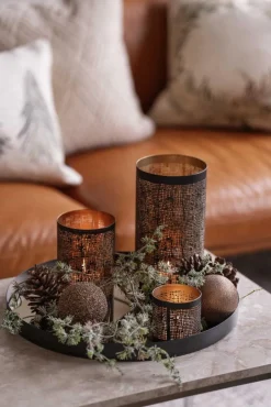 Outlet Girlander sedertre med snø Kunstige Blomster|Juletrær Og Julegrønt