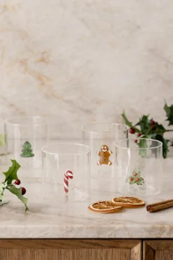 Online Glass Christmas 2pk Glass|Juleservering