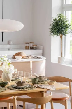 Clearance Glass Hvit blomst Glass