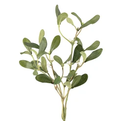 Hot Gren Mistel med hvite bær Kunstige Blomster|Juletrær Og Julegrønt