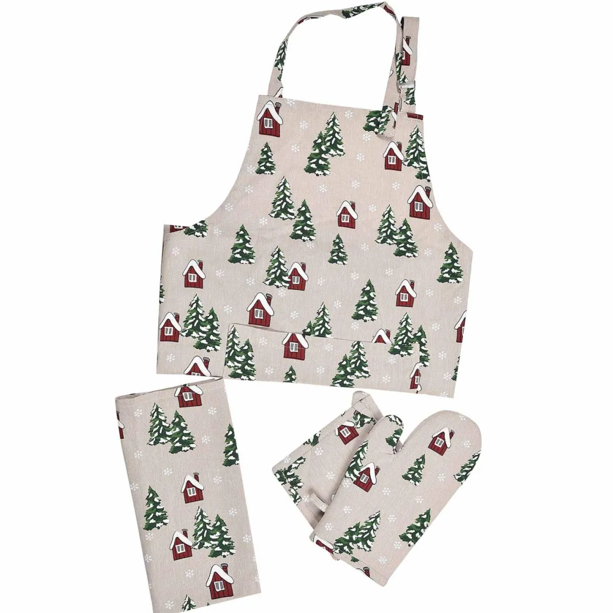 Online Grytesett Tiril 4 deler Annen Tekstil|Kjøkkentekstil