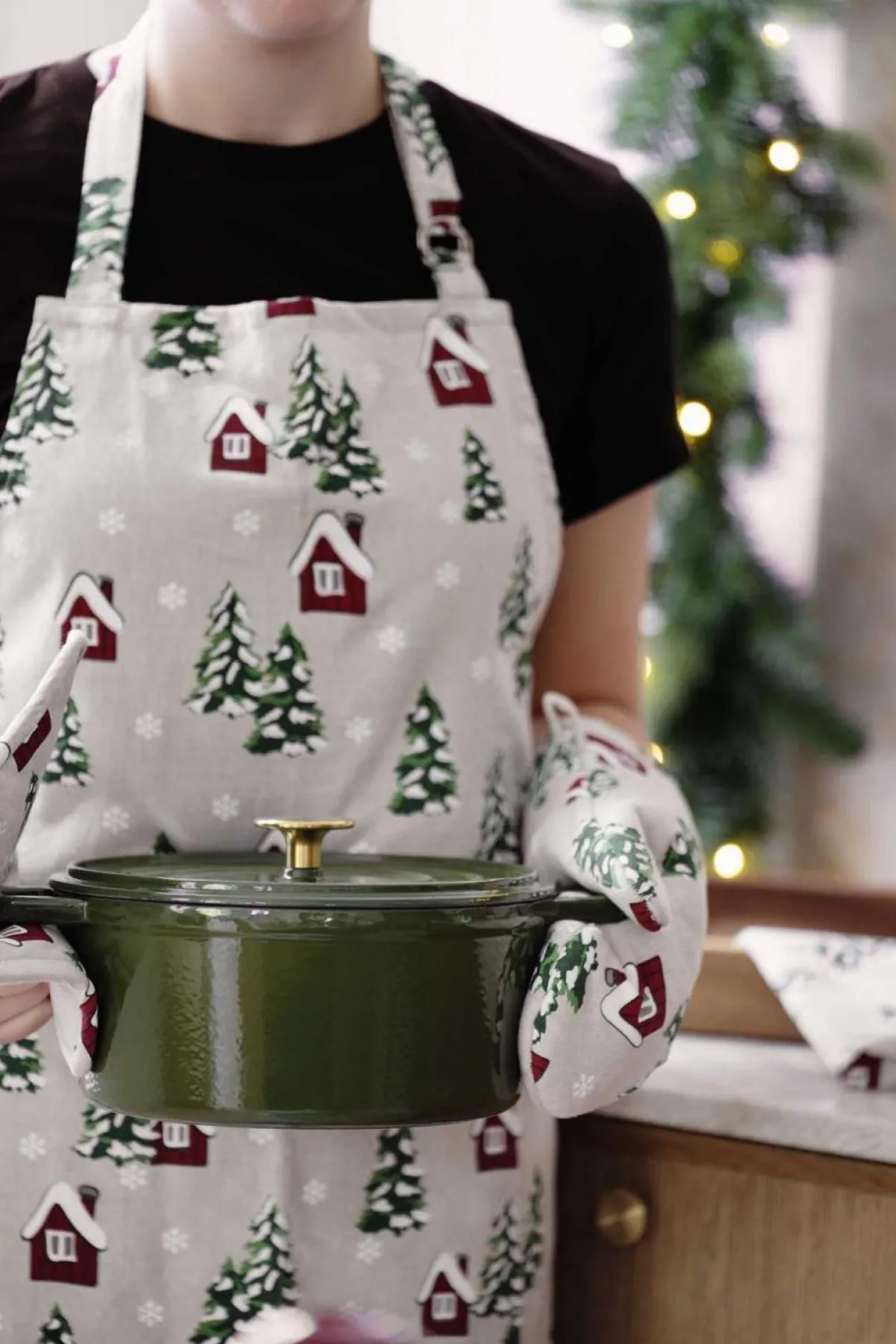 Online Grytesett Tiril 4 deler Annen Tekstil|Kjøkkentekstil