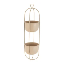 Clearance Hengepotte dobbel 58 cm beige Blomsterpotter Og Pidestaller