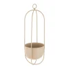 Best Hengepotte Singel 45 cm beige Blomsterpotter Og Pidestaller