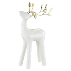 Online Hjort Hvit Julepynt