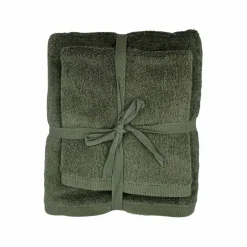 New Håndklesett 2 pk grønn Annen Tekstil|Baderomsartikler