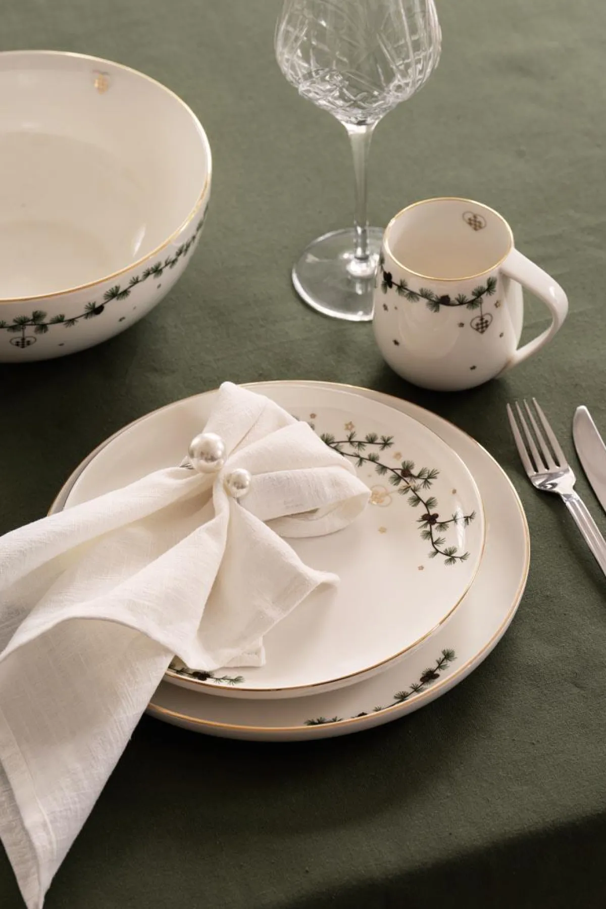 Holmen - Julehjerte Asjett Servise|Juleservering