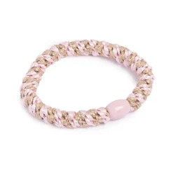 New Hårstrikk, glitter, rosa/beige Hårstrikk