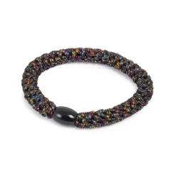 Clearance Hårstrikk, glitter, sort Hårstrikk