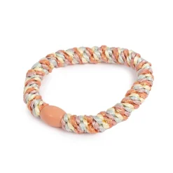 New Hårstrikk, korall, blå, perle Hårstrikk