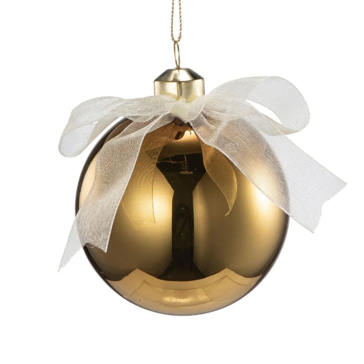 Hot Julekule Beauty med sløyfe Julekuler