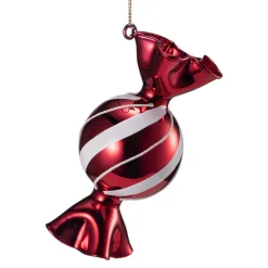 Sale Julekule Candy Rød Julekuler