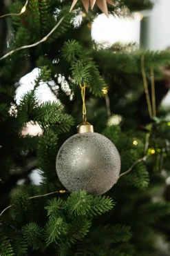 Discount Julekule frost grønn Julekuler