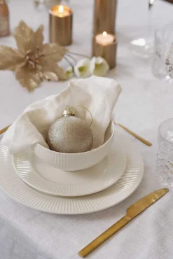 Hot Julekule Glitter 4 pack Gull Julekuler