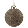 Outlet Julekule glitter perle gull Julekuler