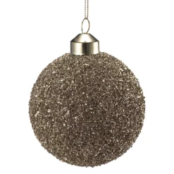 Outlet Julekule glitter perle gull Julekuler